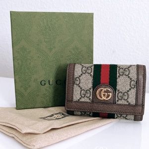 Gucci Ophidia Card Case Wallet